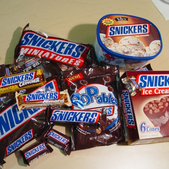 Snickers varieties in 2003