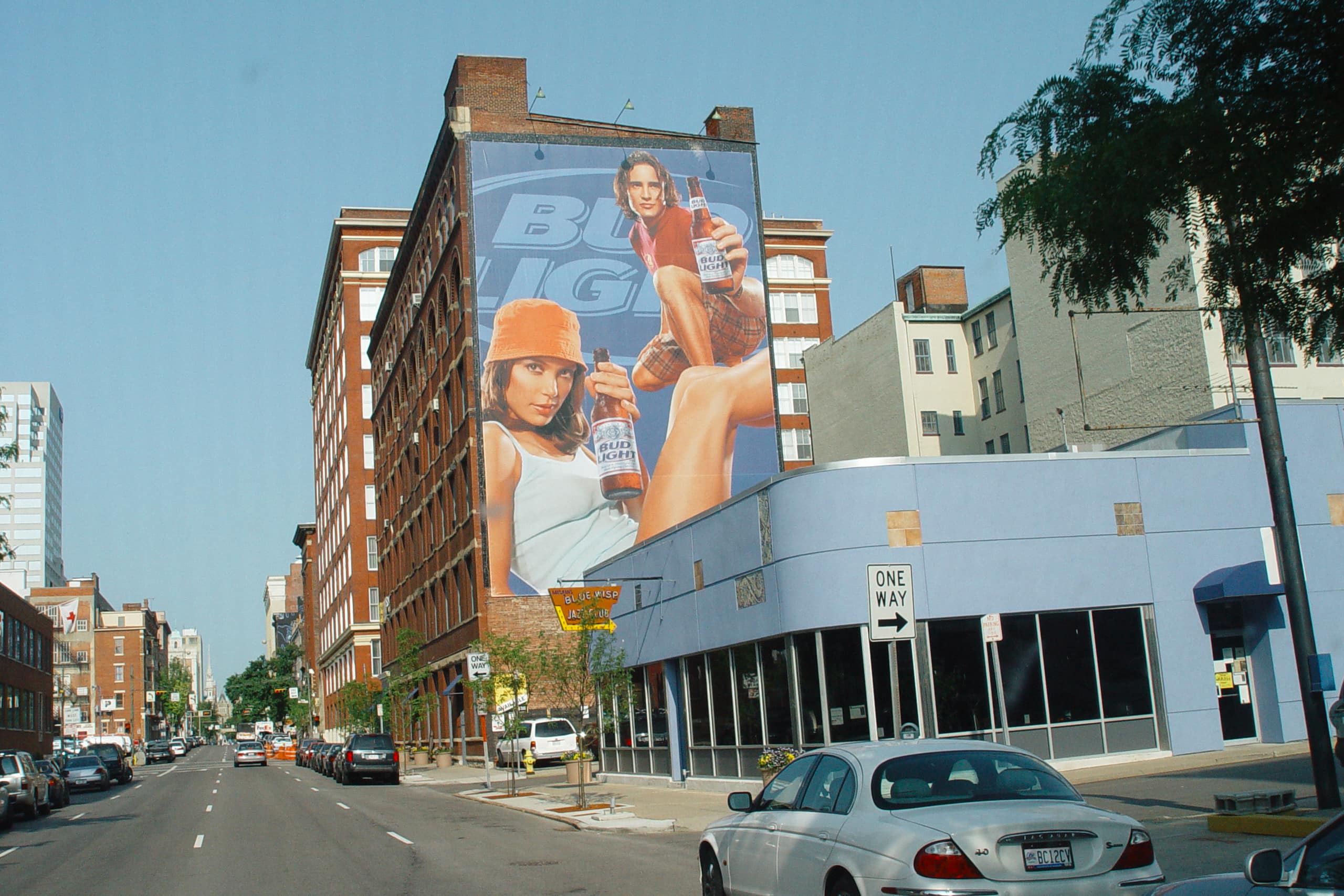 Bud Light mural in Cincinnati