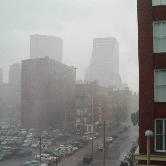 Rainy cincinnati