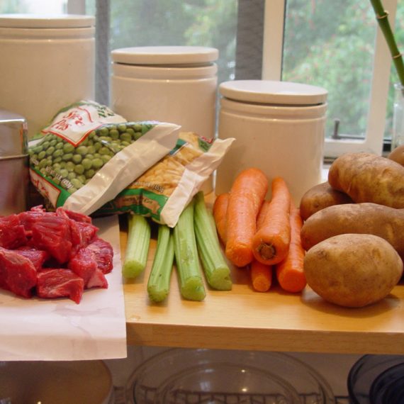 Beef vegetable soup ingredients