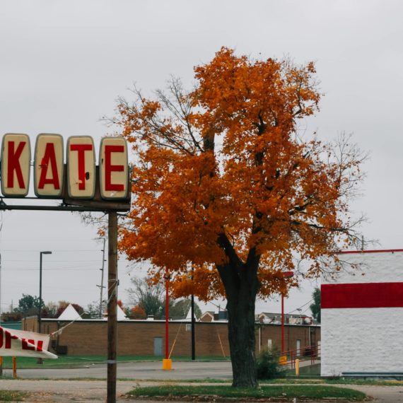 Skate sign, Dayton, Ohio