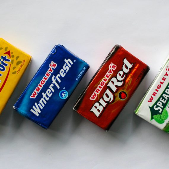 Wrigley Juicy Fruit, Winterfresh, Big Red and Spearmint gums