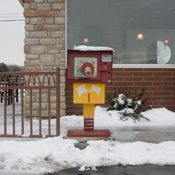 McDonald's newspaper box