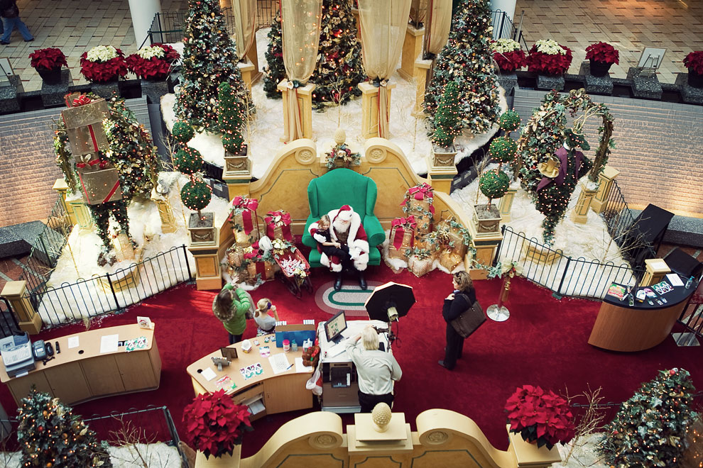 Santa at the Tri-County Mall