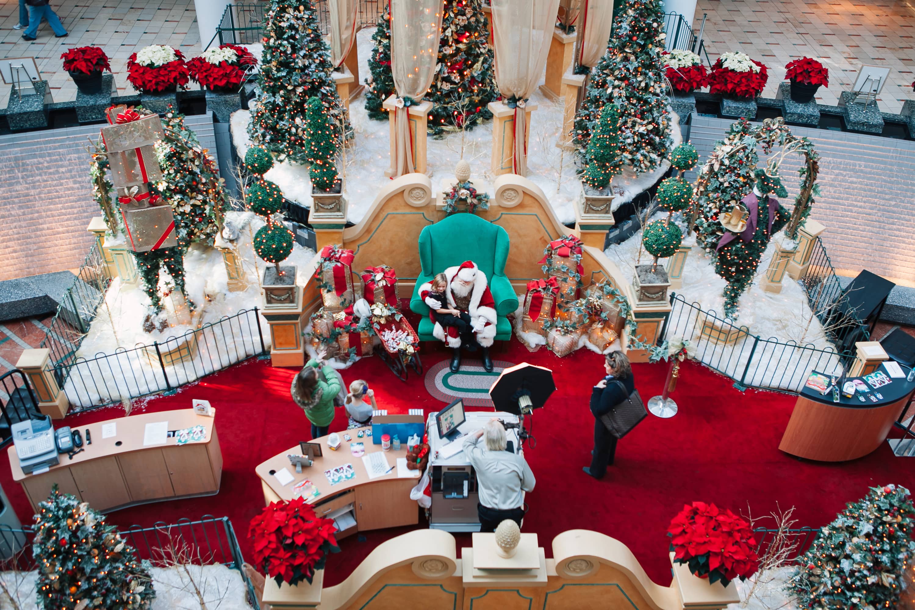 Santa at the Tri-County Mall