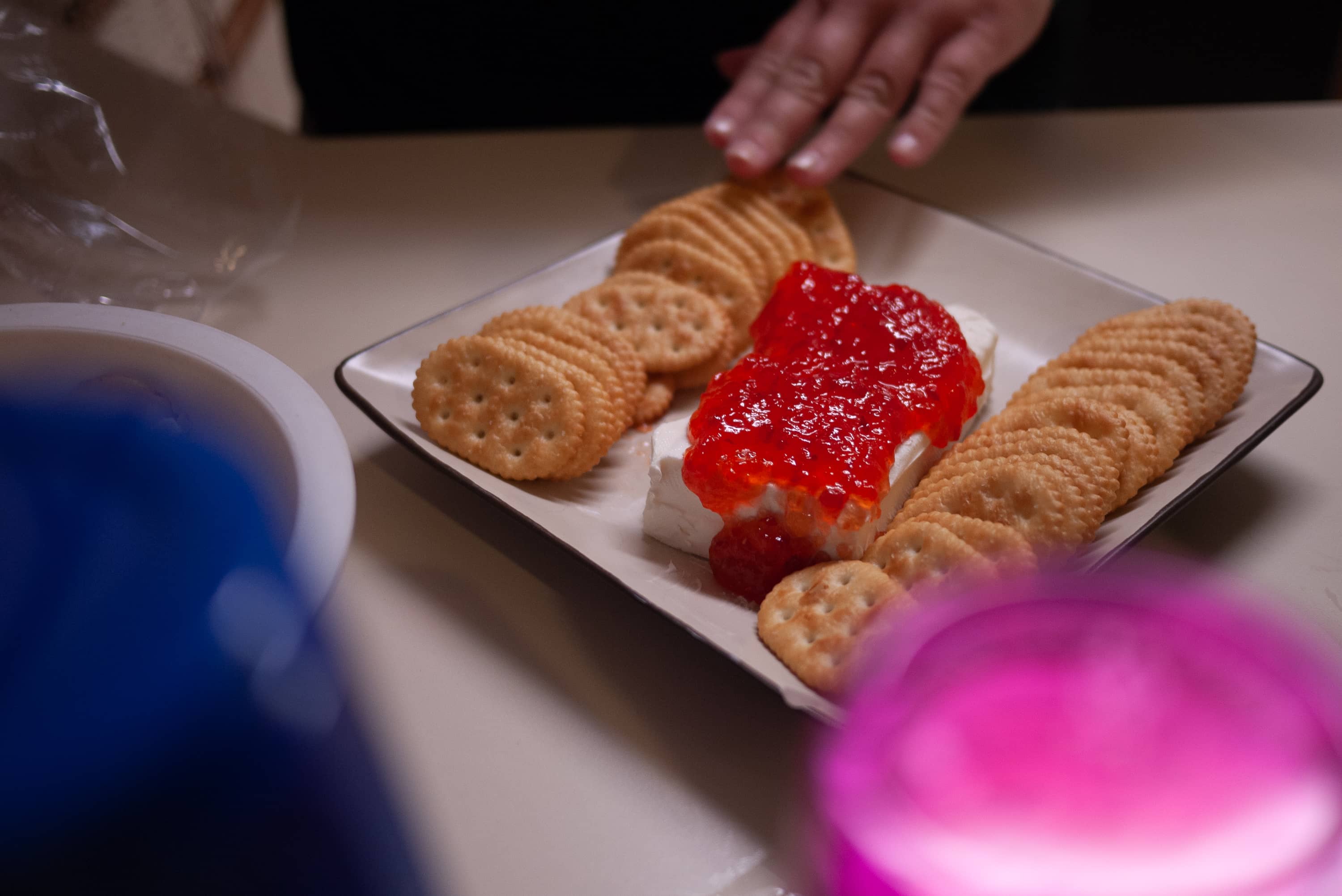 Cream Cheese and Pepper Jelly Dip