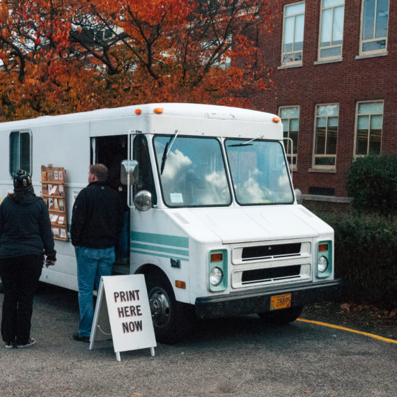 Letterpress type truck