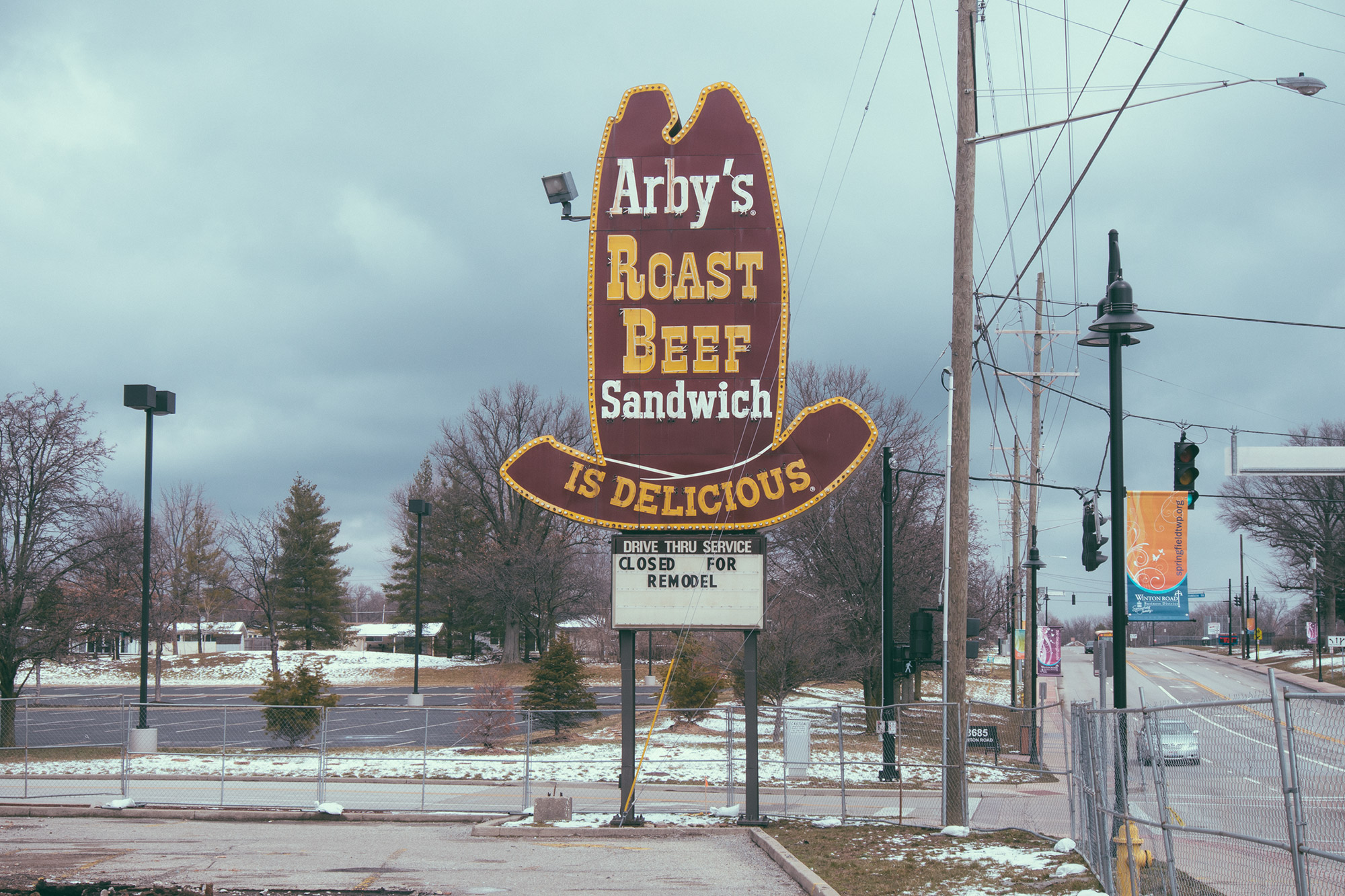 A classic Arby's sign