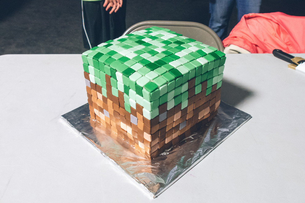 Minecraft cake