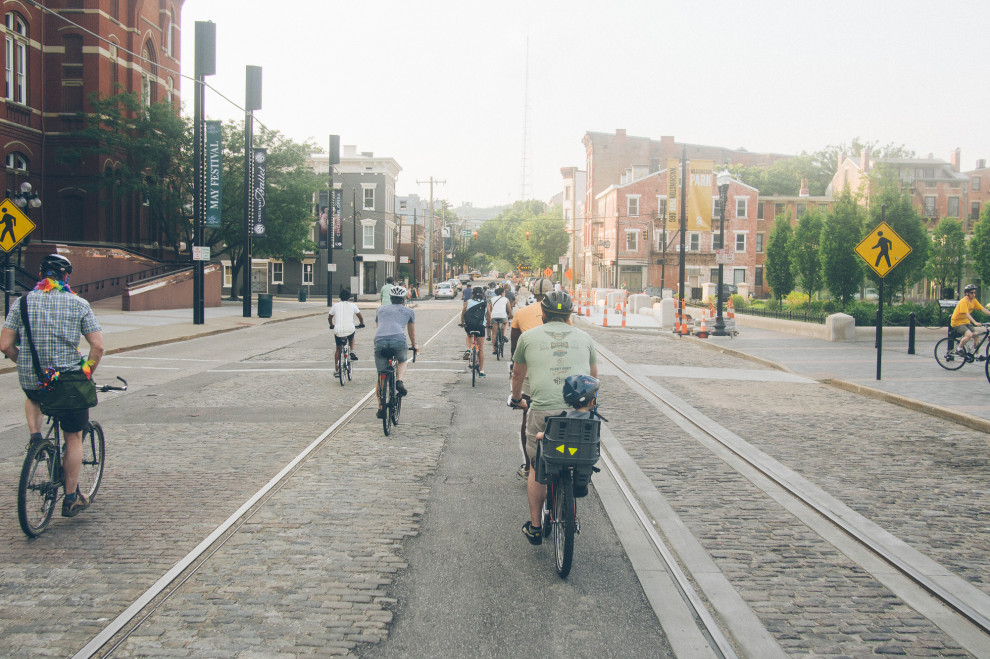 A bike ride through the city