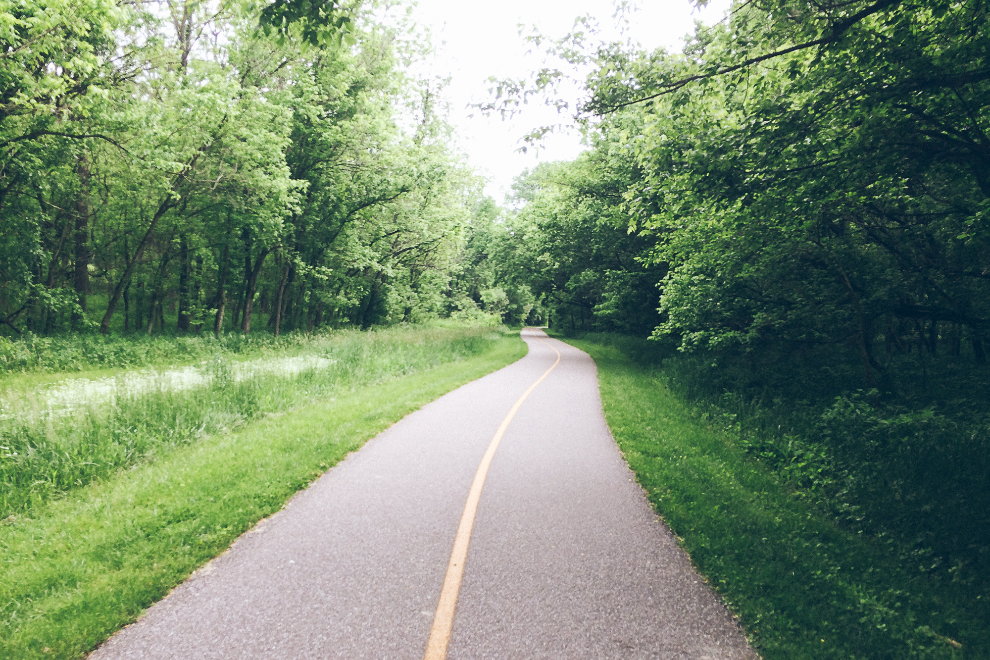 Bike and hike path