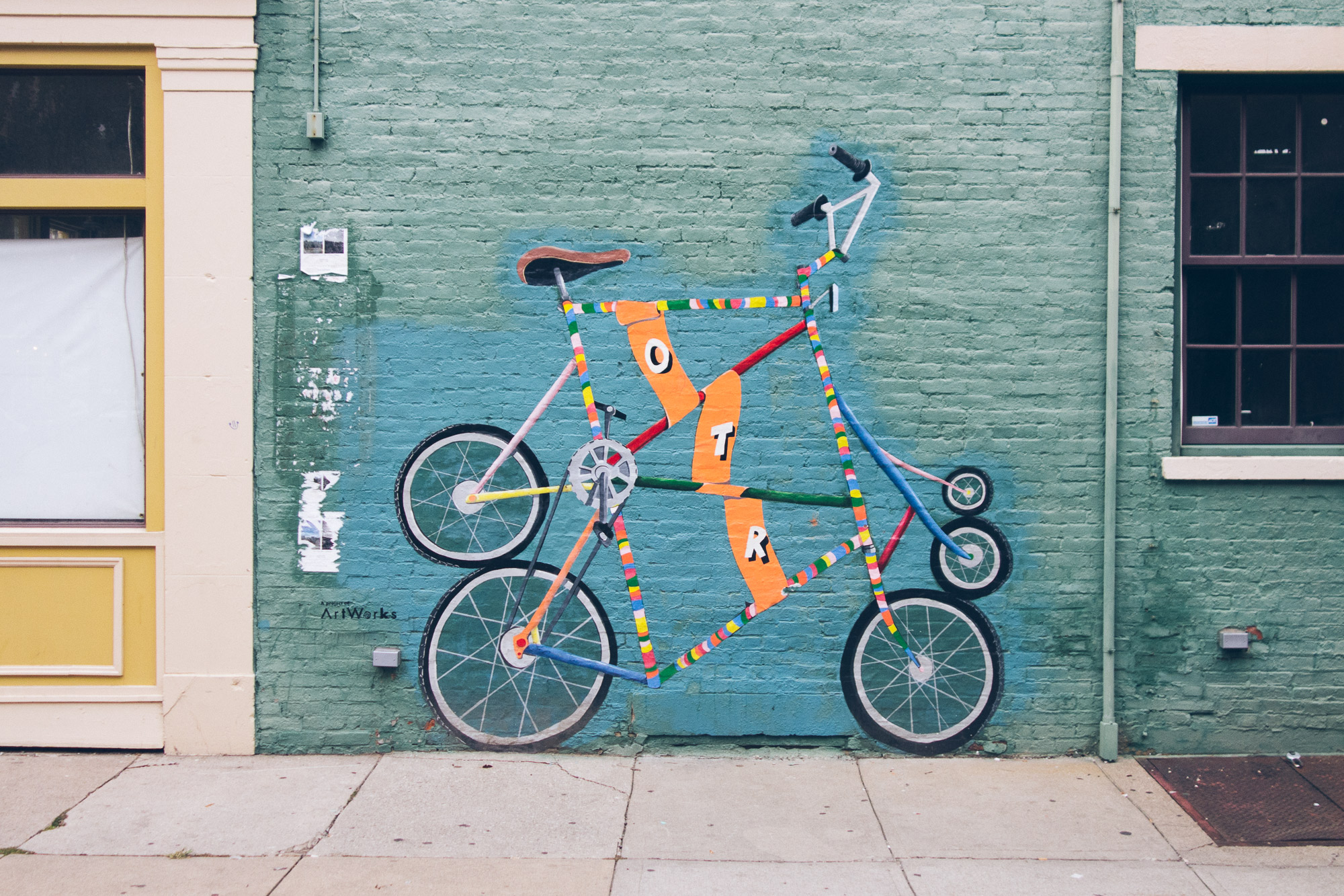 OTR Bike mural