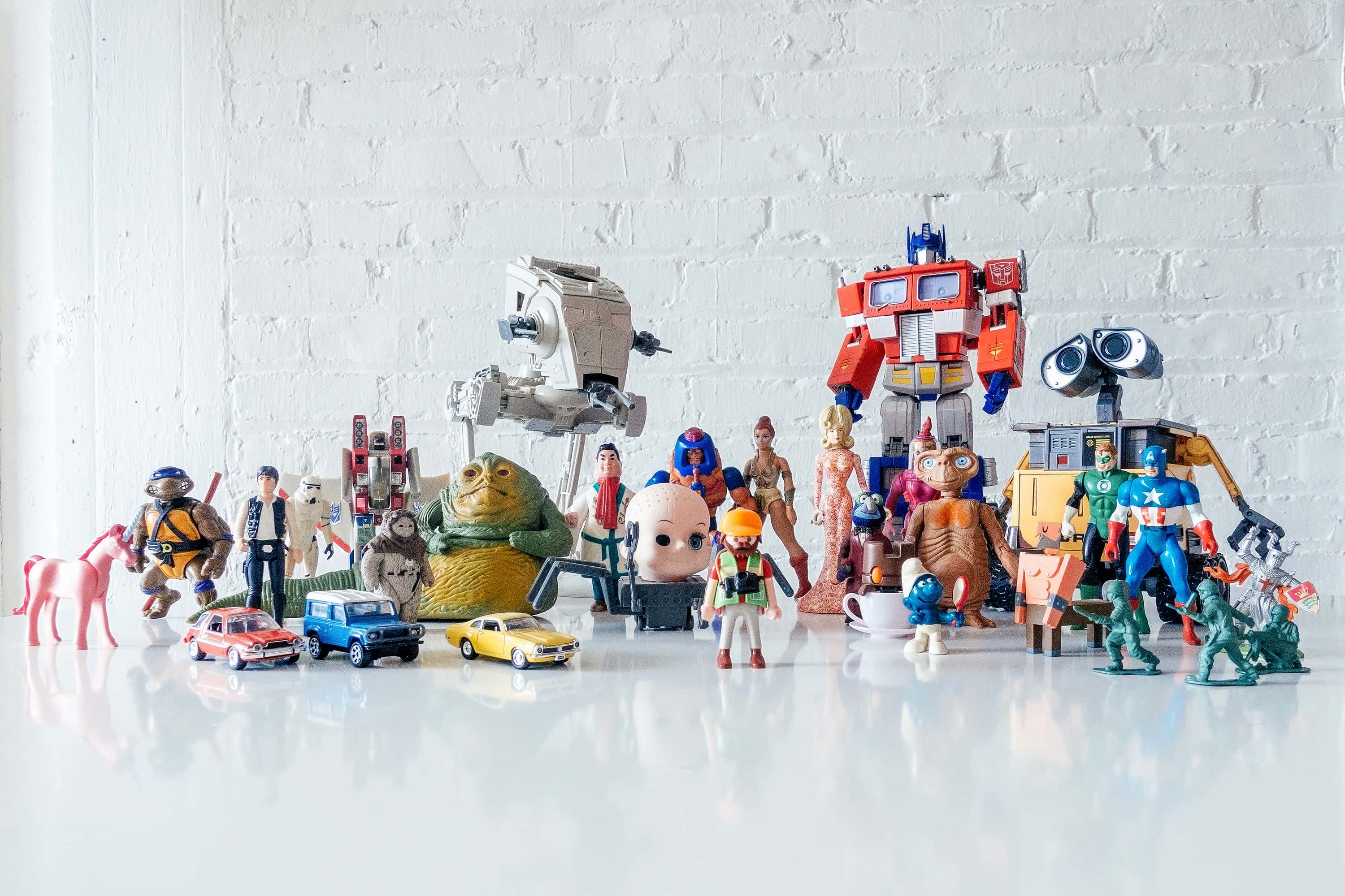 A collection of action figures