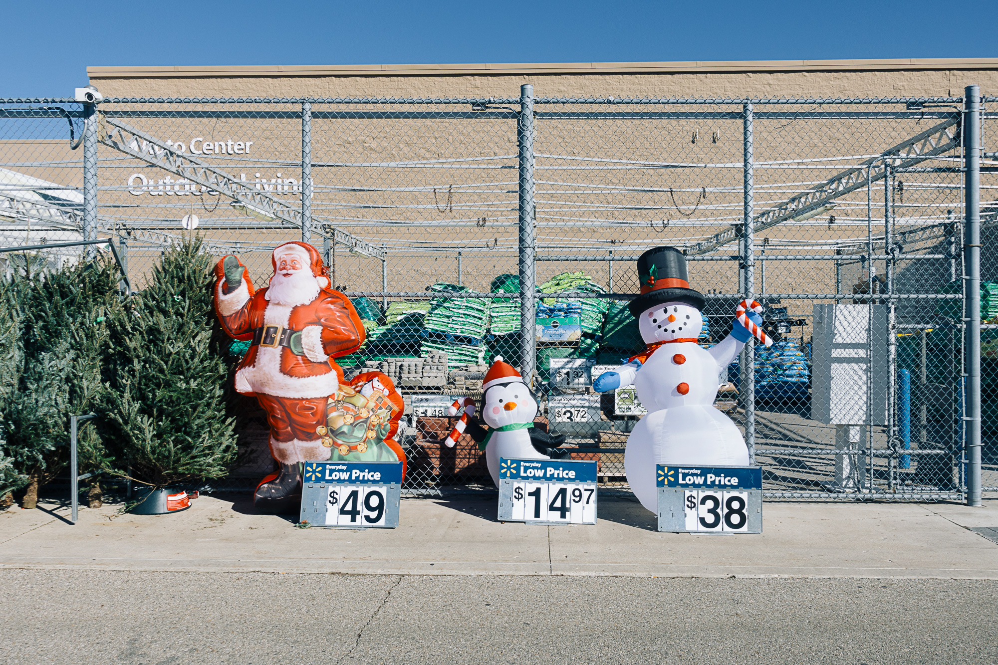 Inflatable Christmas decorations