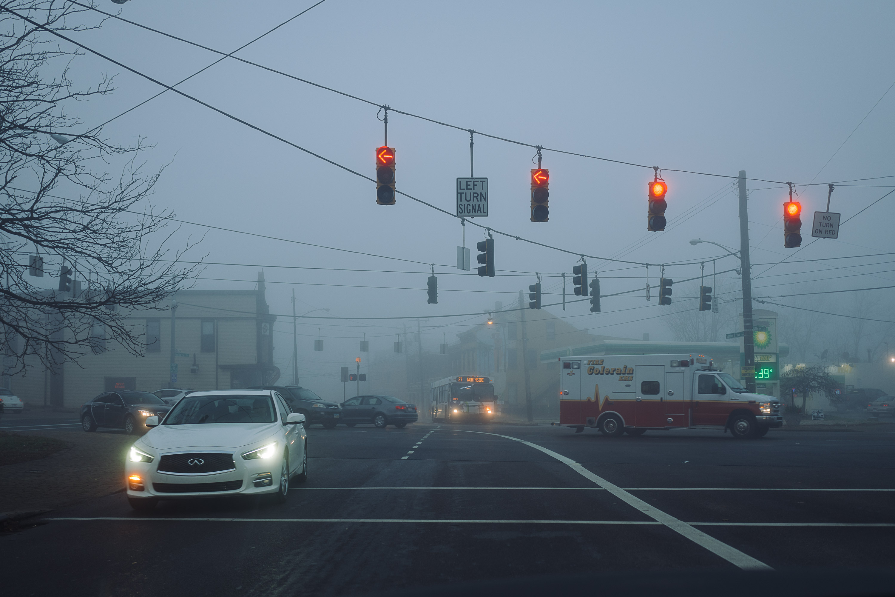 Fog in Northside Cincinnati