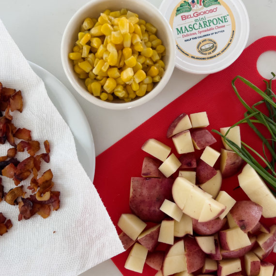 ingredients for corn chowder