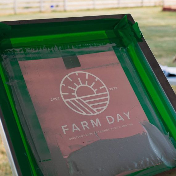 Farm Day screen, ready to make t-shirts