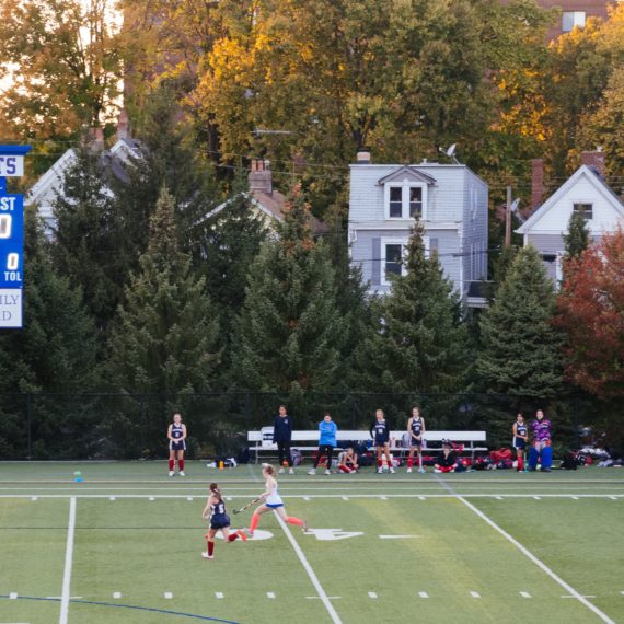 Girls varsity field hockey game