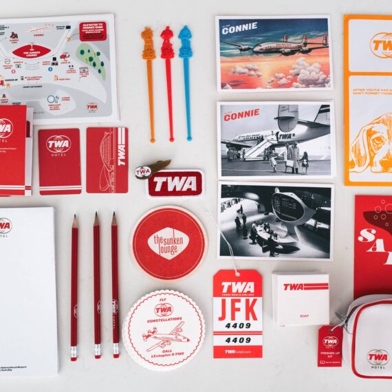 A bunch of scwag from the TWA Hotel at JKF airport