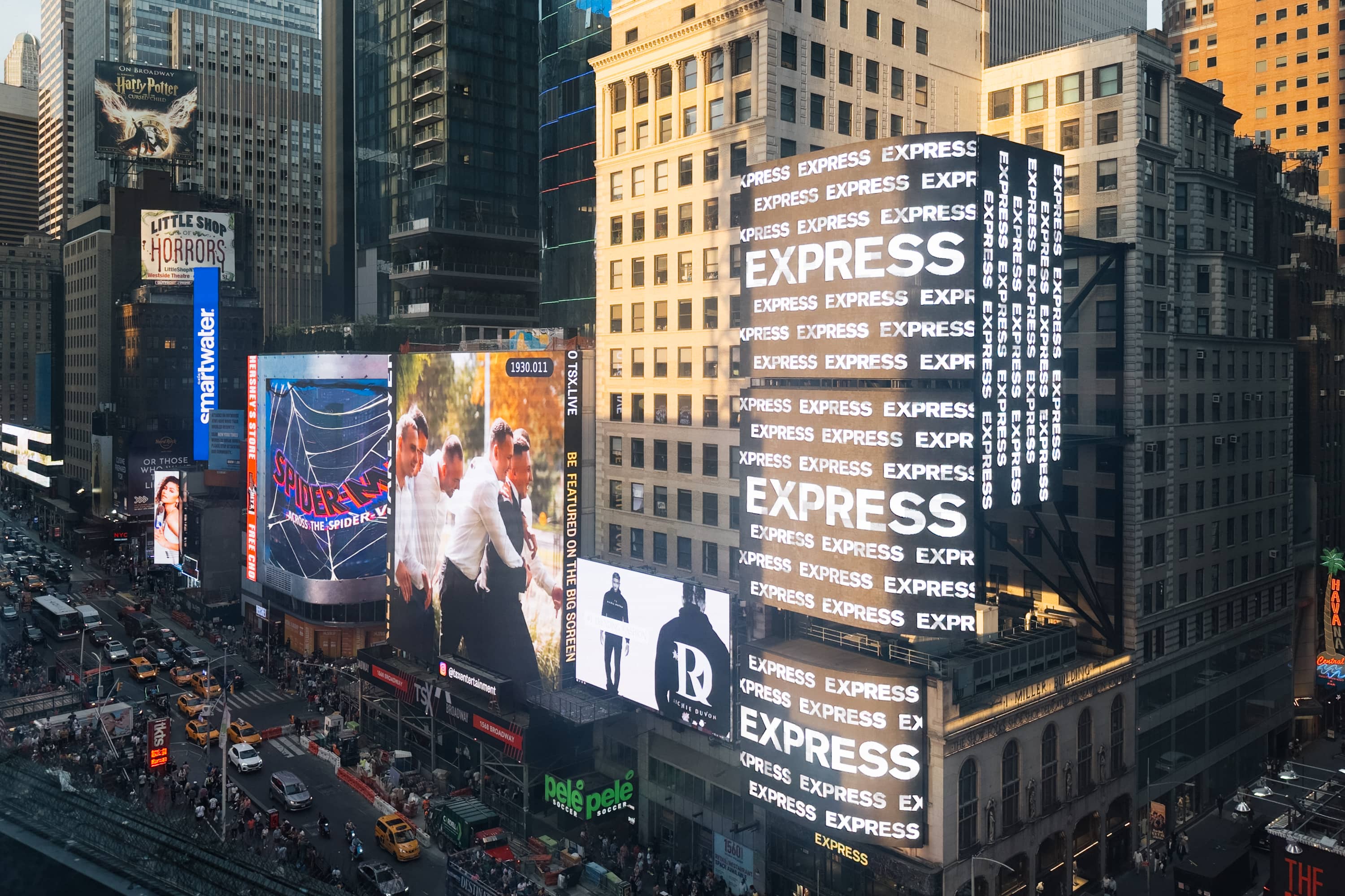 A bit of Times Square around the Broadway theater district