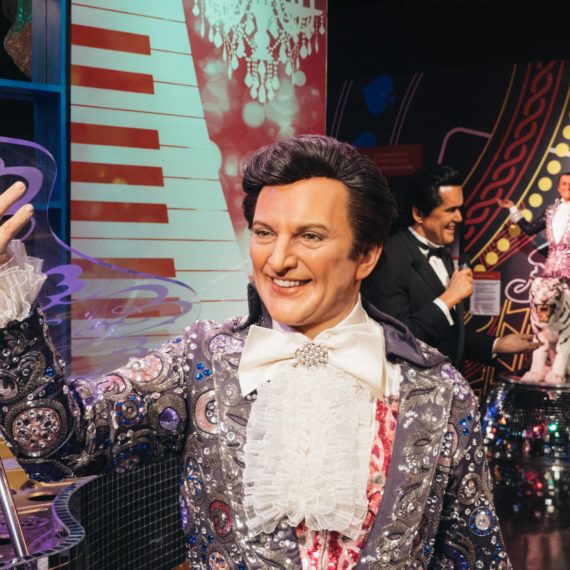 Wax sculpture of Liberace