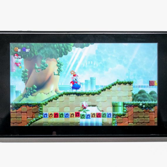 Super Mario Wonder on a Nintendo Switch