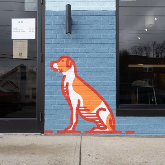 Proud Hound mural