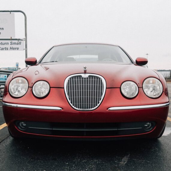 Jaguar S-Type in a parking lot