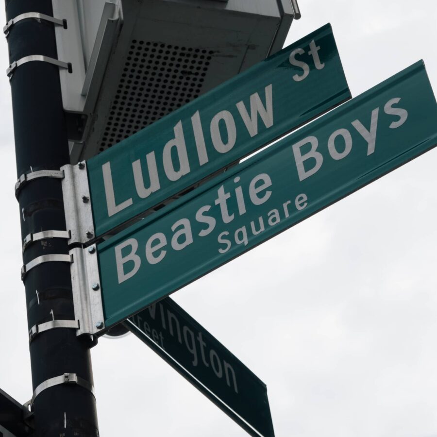 Beastie Boys square street sign